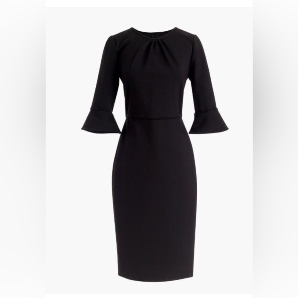 Black J Crew Ponte Shift Dress EUC